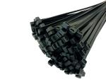 Kabelbinder Industriequalität 370 x 7,6 mm, schwarz, 100 Stück